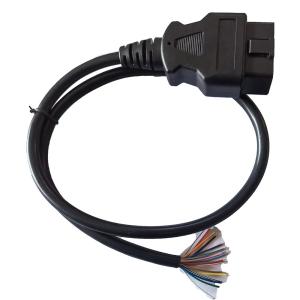 China Car Diagnostic OBD2 Open Cable PA66 Insulated With Brass Terminals wholesale