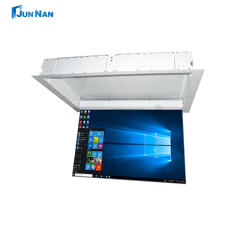 Folding LCD Telescopic TV Electric Ceiling Flipper Ceiling Mount Tv Bracket Hidden Remote Control