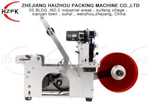 China High Accuracy Round Bottle Labeling Machine , Semi Automatic Labeling Machine wholesale