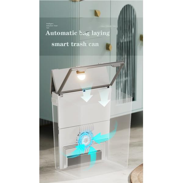 Automatic Package Self Seal Smart Trash Can Infrar Automatic Suction Trash Can