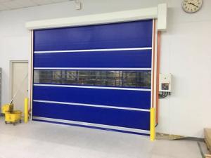 China Dustproof Automated Roller Shutter Doors , High Speed PVC Roll Up Doors wholesale