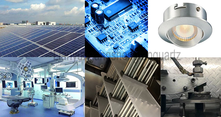 High Performance Clear Frosted Thick Wall Sheet Quartz Glass Disc Laboratory Glassware