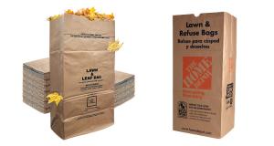 China Extra Large Recyclable Lawn Paper Bags Custom Lining Thickness wholesale