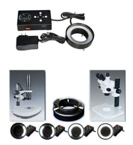 China Intensity Adjustment Stereo Zoom Microscope LED Ring Lamp Accessories wholesale