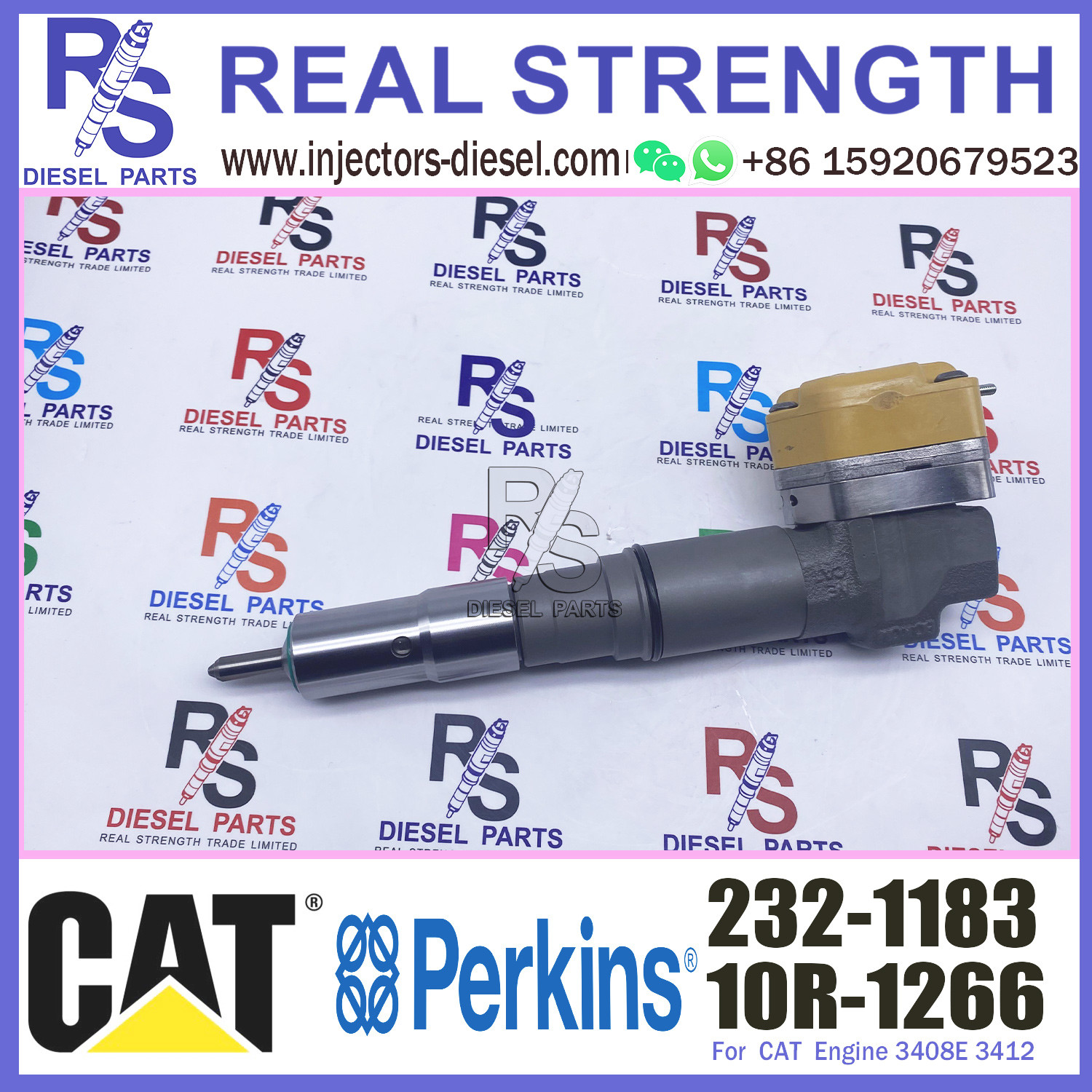 232-1171 Common Rail Diesel Fuel Injector 232-1183 10R-1267 Cat Engine Rebuild Kits