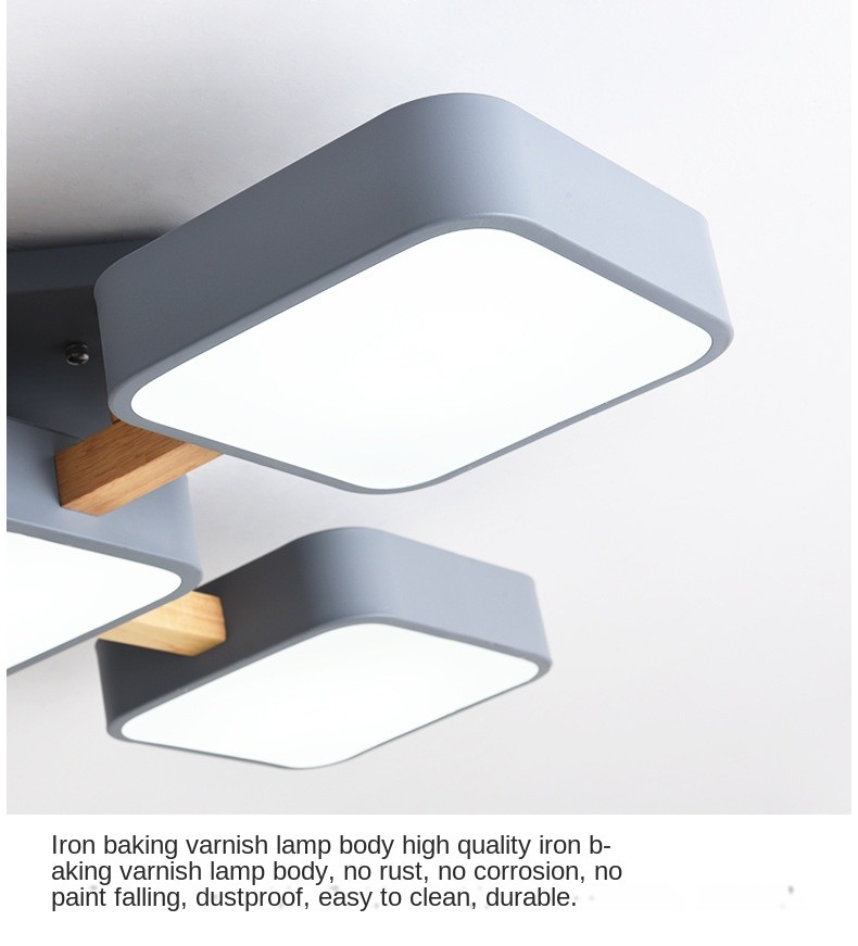 LED modern minimalist ceiling lamp LED study entrance bedroom wooden celling light(WH-WA-23)