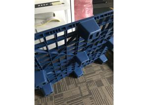 China Blue Durable Block Plastic Shipping Pallets , Easy To Carry Plastic Storage Pallets wholesale