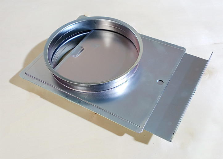Wd Stable 200mm Dust Collection Blast Gate With Bracket Air Regulating Valve