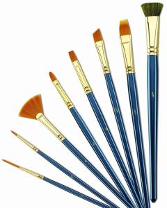 China Customized Logo 4 Inch Artist Painting Brushes Liner Brushes For Oil Painting wholesale