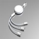 Retractable Multiple OD 3.5mm Universal Charging Cables Custom Logo