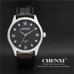 Hot Top Brand OEM Custom Logo Cow Leather Watches Cheap Stainless Steel Case