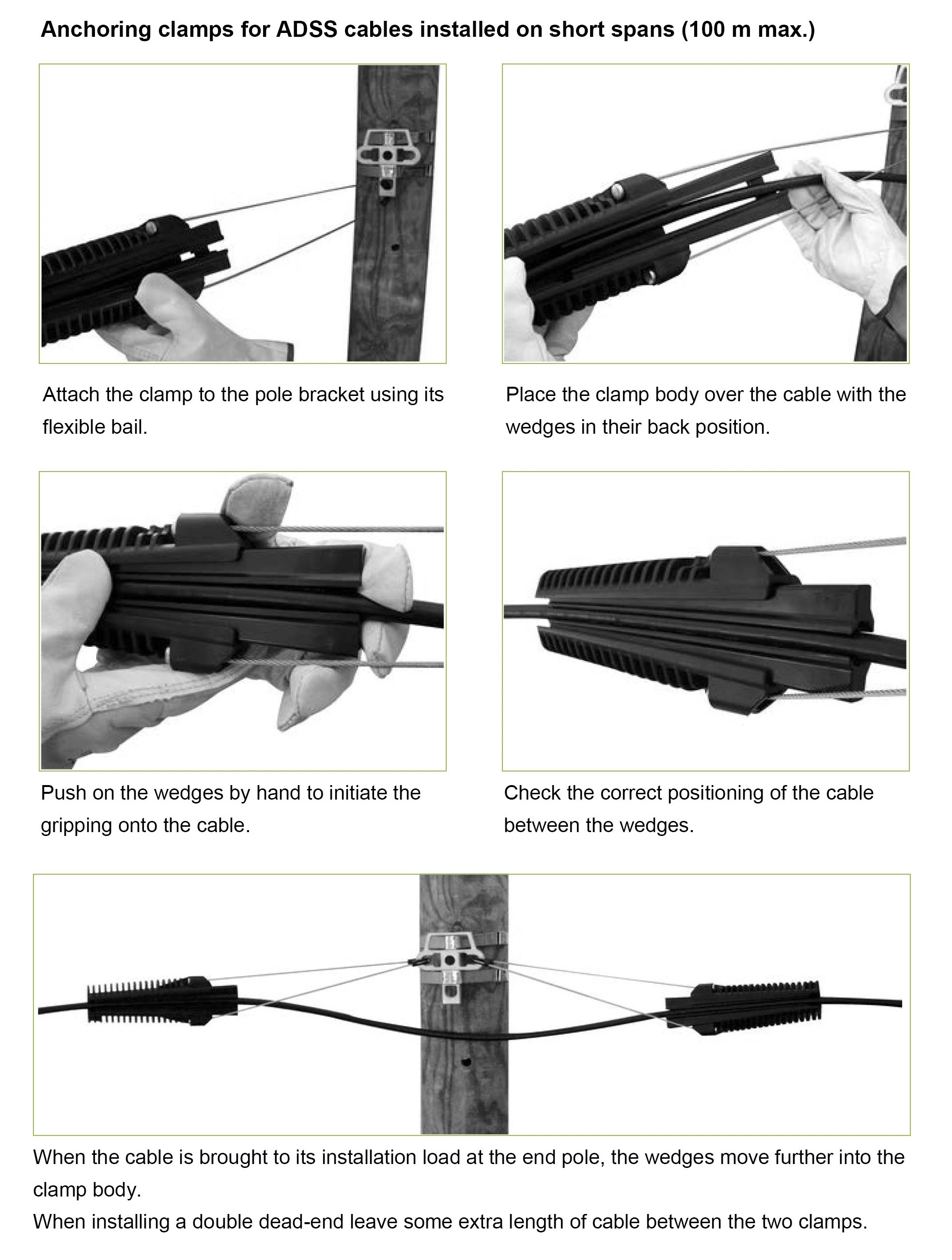 PA3000 Adss Fiber Optic Cable Clamp