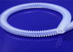 Kink Resistance Silicone Medical Products , Transparent Corrugated Breathing
