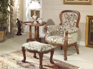 China Drawing Room Wingback Lounge Villa Velvet Accent High Back Luxury Leisure Chair wholesale