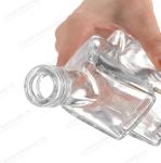 Custom Size Accepted Clear Triangle Shape Glass Crystal Whisky Bottle Packaging