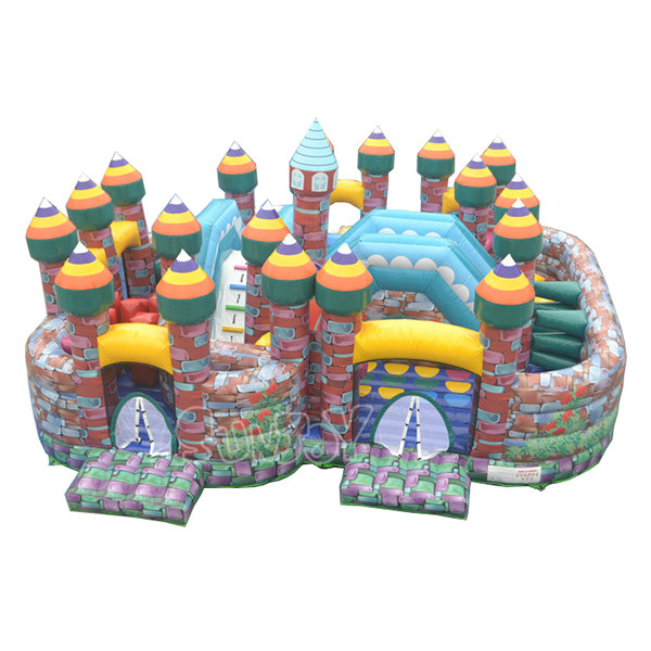 China 15oz PVC Inflatable Rose Funcity Theme Park Digital Printing wholesale
