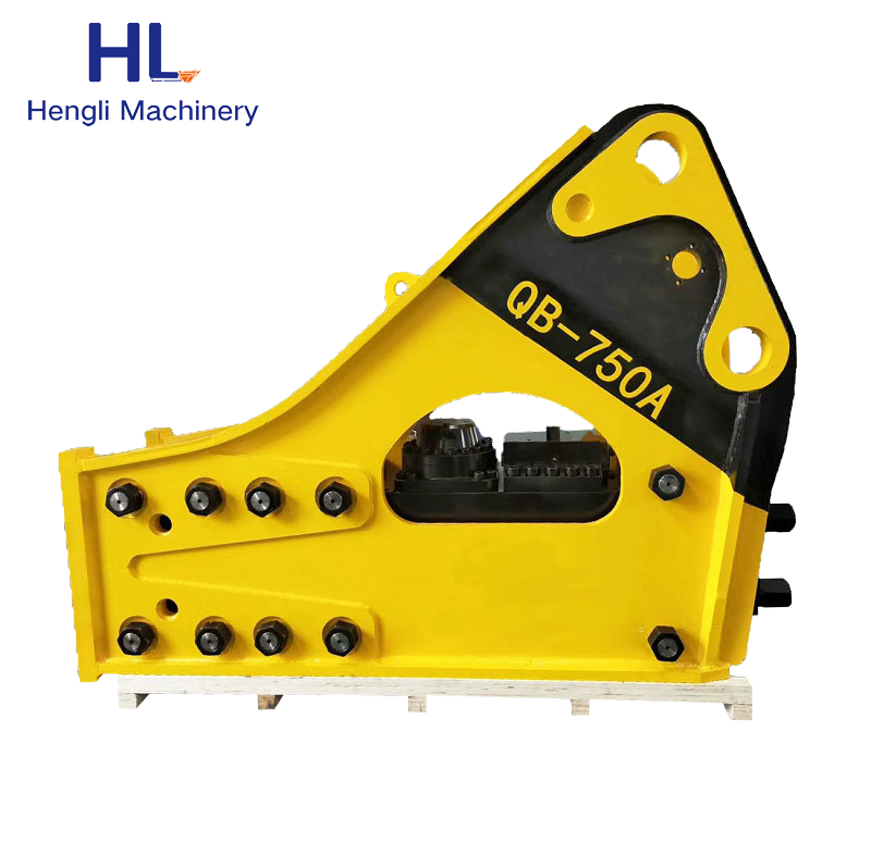 HL75 6 Ton Soosan Heavy Excavator Hydraulic Breaker Jack Hammer Top Type Less Failure