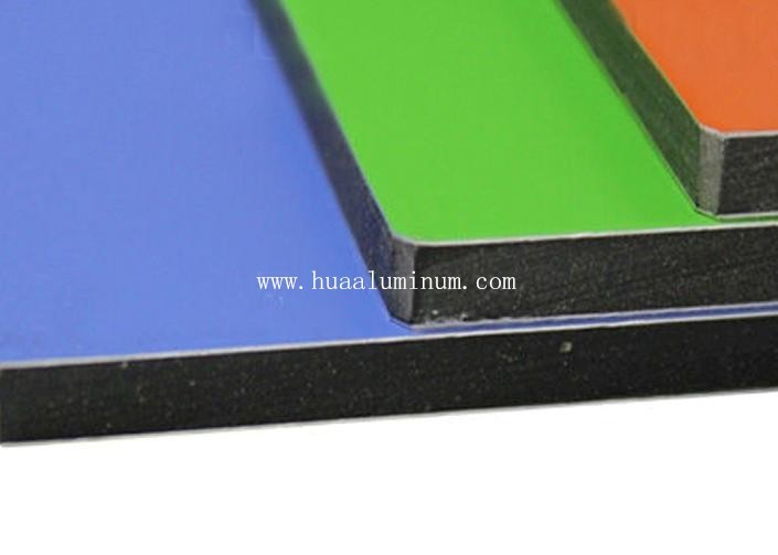 Mould Proof Curtain Wall Panel , PVDF Coated 6mm Aluminium Composite Panel