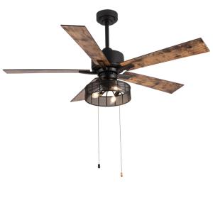 China Plywood 52 American Ceiling Fans 5 Blades AC Ceiling Fan wholesale