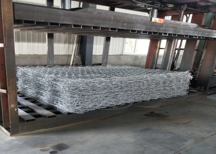 Hexagonal wove cage 8x12cm Galvanised Gabion Baskets