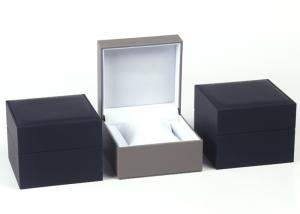 China Recyclable Mens Watch Gift Box , High Gloss Single Plastic Wrist Watch Box wholesale