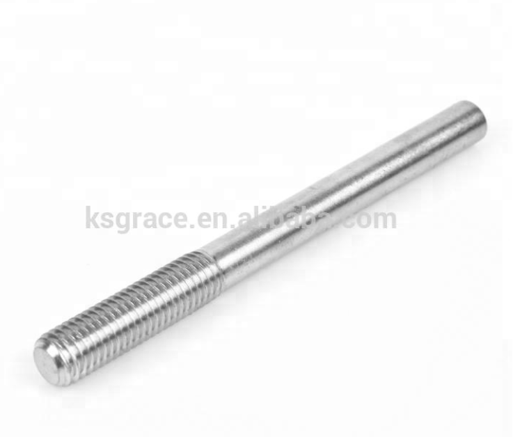 Stainless Steel Single End Studs Rod Double End Studs Metal Steel Plastic Dowel Tube Rods
