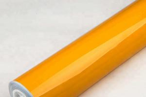China Yellow Metallic Gloss Car Vinyl Wrap Slidable Anti UV 5 Years Durability wholesale