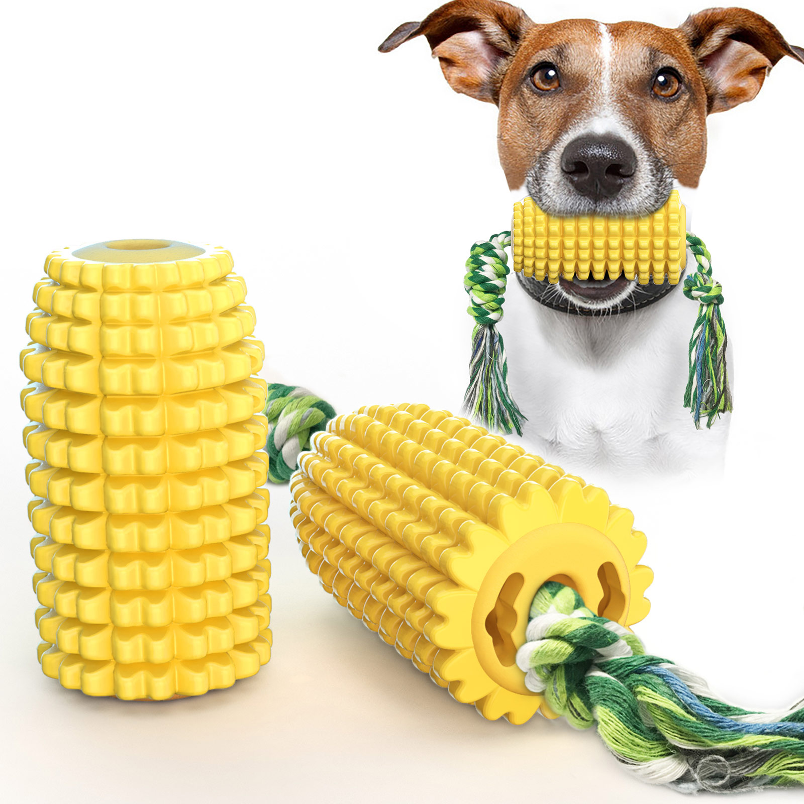 High-quality Clean Yellow Corn Molar Rod For Pet Animals With Customization