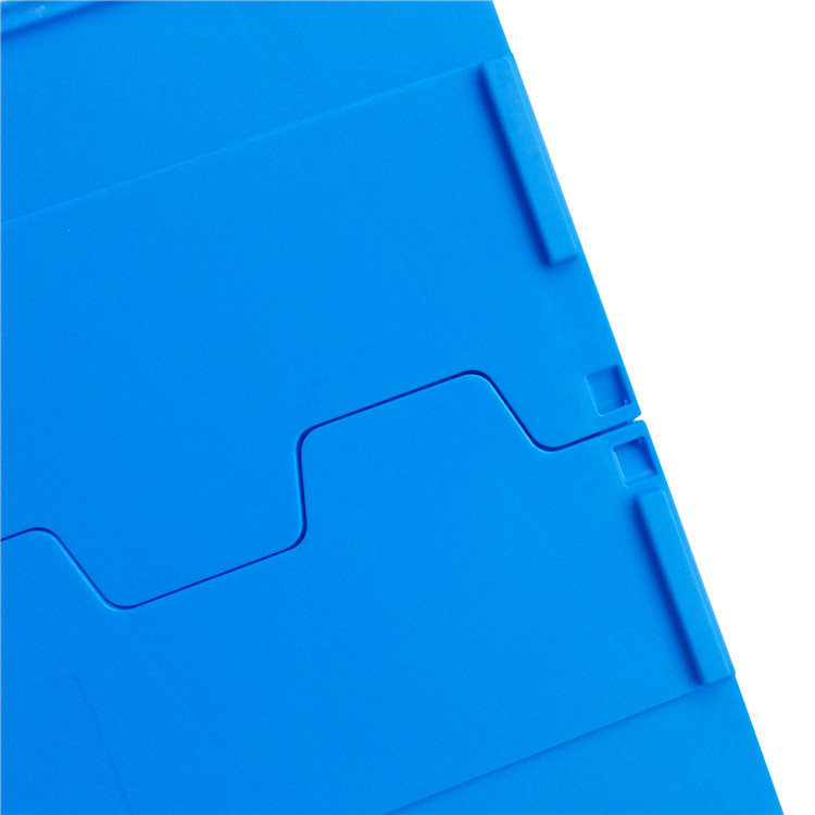 Attached Lids Virgin PP Small Collapsible Plastic Crates Light Duty