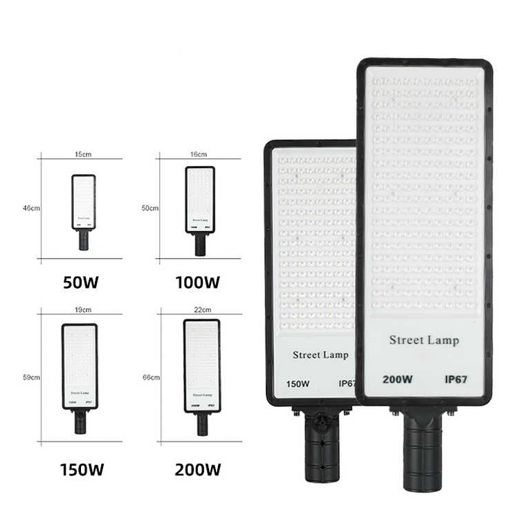 50W 100W 150W 200W Outdoor IP66 Waterproof Integrated Led Street Light for High Way Road
