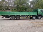 HW19710 Transmission 10 Wheeler Cargo Truck , Commercial Diesel Cargo Truck