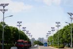 Steel Smart Solar Street Light 100w Save Energy IP65 Grade