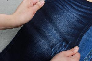 China 9.7Oz Denim Spandex Fabric Medium Spandex Denim Material Cotton Polyester wholesale