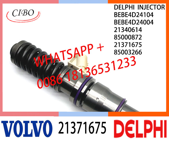 Common Fuel Diesel Injector 21371675 BEBE4D24104 BEBE4D24004 21340614 85000872 E3.18 for VOL MD13 EURO 4 LOW POWER