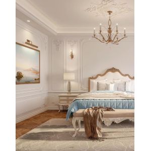 Waterproof Elegant Villa Bianca Patio Furniture Polyester Fibre Villa Home