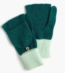 100 % Cashmere Fingerless Gloves , Colored Womens Fingerless Gloves With Mitten