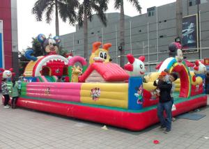 China Children Topic Commercial Inflatable Amusement Park With PVC Tarpaulin wholesale