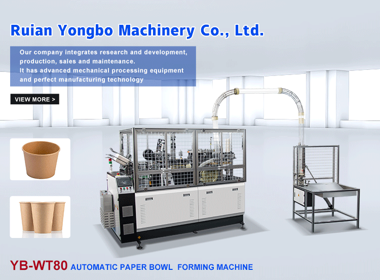 Food Beverage 2-16oz Disposable Paper Coffee Cup Making Machine