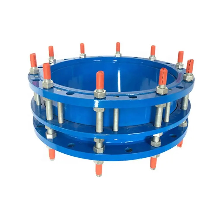 Pipe fittings double flange flexible coupling stainless steel dismantling joint