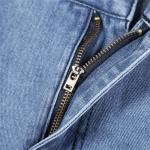 Bespoke Manufactuer Autumn High Waisted Blue Wide Leg woman Jeans