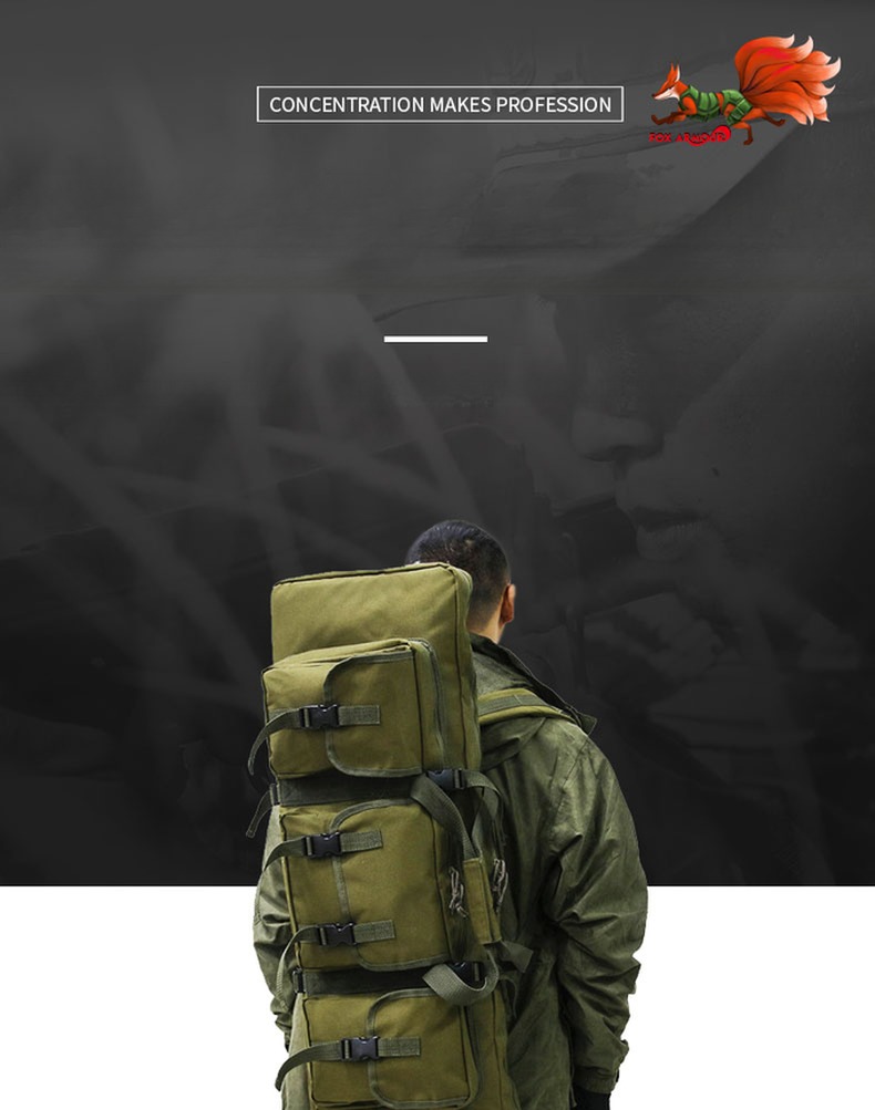 Outdoor Camping Backpack with 3 Bags Molle Bag and Polyester Material