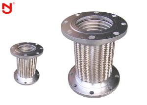 China Pipeline Metal Expansion Joint Sprial Welded Absorbs Thermal Growth With Flange wholesale