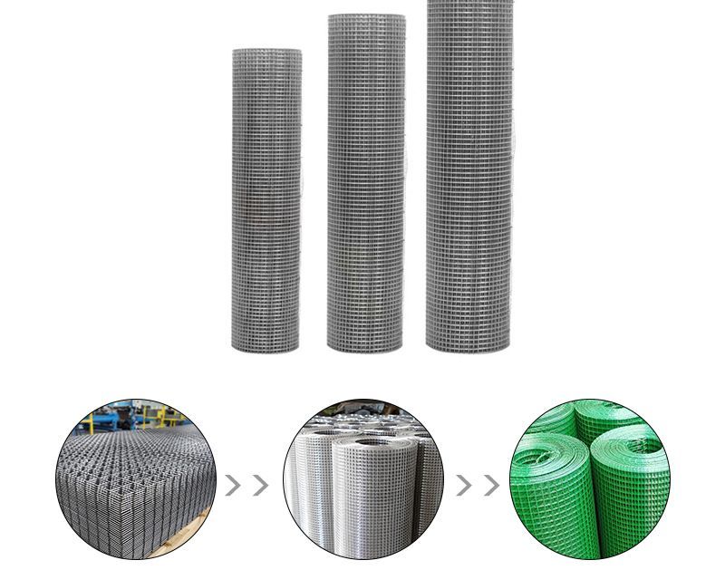 Hot Dipped Galvanized 6 Gauge Welded Mesh 12gauge Wire Thikness*1/4&quot;*4&quot; Filter Mesh Welded Wire Mesh Stainless Steel 304 Stainless Steel Welded Wire Mesh