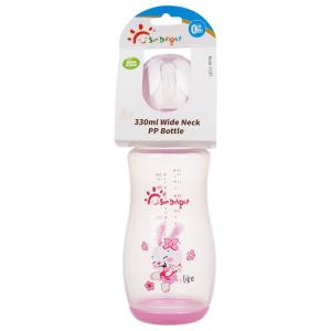 China 110℃~120℃ PP Arc 12oz 330ml Baby Nipple Bottle wholesale