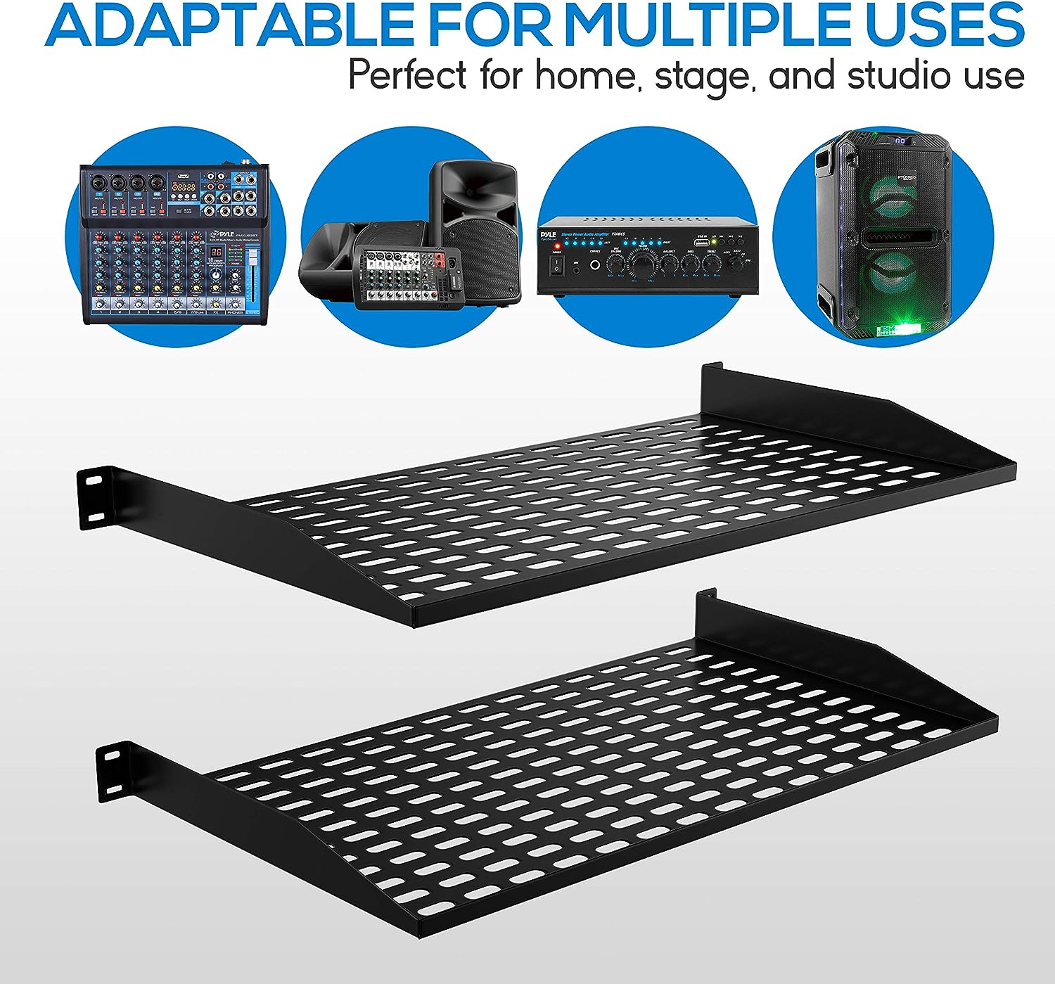 Vented Shelves Cantilever Mount Style Server Rack Shelf Mount Rails Network Equipment