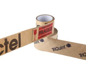 China Self Adhesive Gummed Brown Paper Tape Logo Printed Kraft Tape wholesale