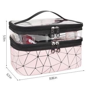 China Waterproof Multifunction Marble Zipper Toiletry Bag For Women wholesale