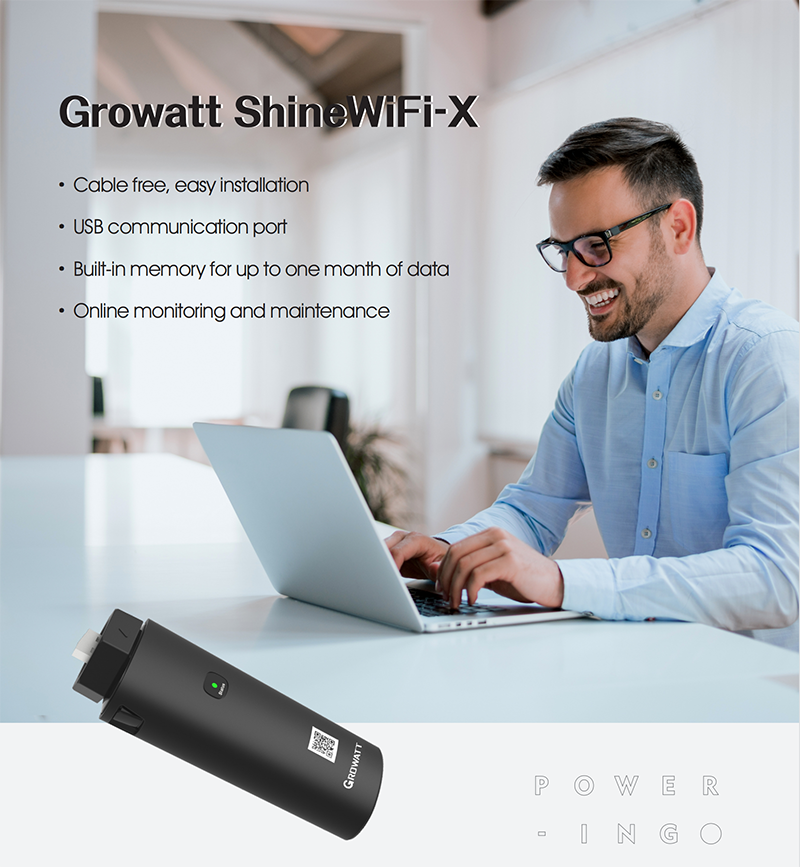 Shine WiFi-X Smart Dongle TCP USB Growatt Wifi Dongle Used For On Grid Inverter