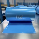 75 Micron Translucent Blue MOPP Film Roll Tear Resistant