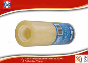 China Good Adhesion Clear Sellotape , Office Stationery Ruban BOPP Adhesive Tape wholesale